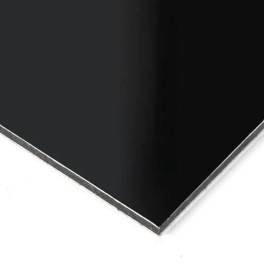 Алюминиевая композитная панель 3мм черная Goldstar RAL9005 стенка 0,21, 1500*4000 мм - фото 1                                    title=