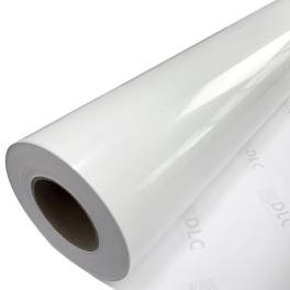 Самоклеящаяся легкосъёмная пленка DLC Milk White N1100 REM 1,26 x 50 м, белая, глянцевая								