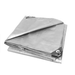Тентовая ткань Taltex ДА 580/7042Г серая, 2,5x65м								