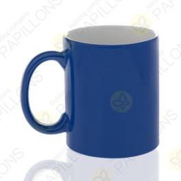 Кружка керамическая хамелеон синяя, субл.печать, Ø82 мм х 95 мм, 330 мл - фото 5                                    title=