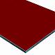 Алюминиевая композитная панель 3мм красная Goldstar RAL3020 стенка 0,21, 1500*4000 мм